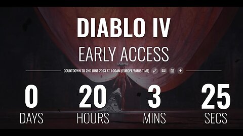 DIABLO IV COUNTDOWN LIVE.