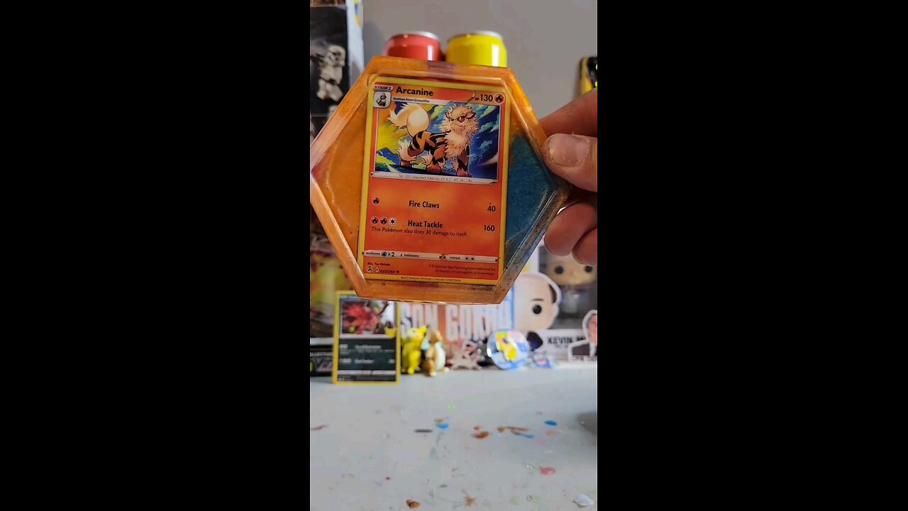 Arcanine Pokemon TCG Coaster!