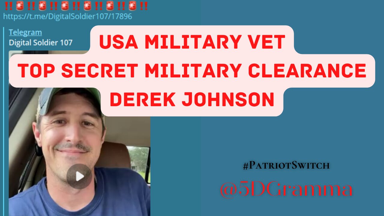 MILITARY VET WITH TOP SECRET CLEARANCE EXPLAINS WHY DONALD TRUMP IS STILL PRESIDENT - MUST WATCH!!!