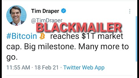 ELON MUSK IS BEING BLACKMAILED BY SO MANY DIFFERENT ENTITIES TIM DRAPER IS ONE OF THEM - BITCOIN