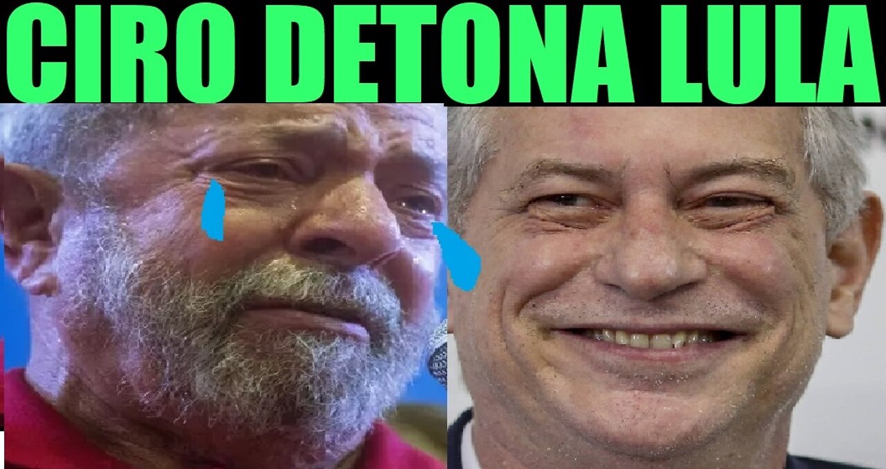 DESCONTROLADO CIRO GOMES REVELA TUDO SOBRE LULA! 🤣