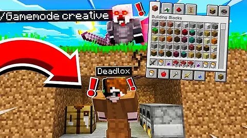 Minecraft Manhunt but i trolled in CREATIVE mode..