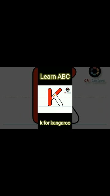 K for Kangaroo | ABC cartoon | CH-Cartoon