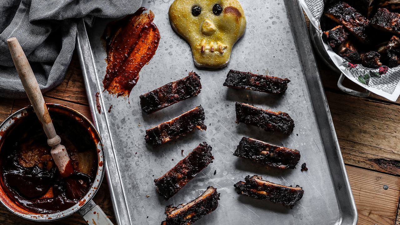 Spooky Halloween Ribs