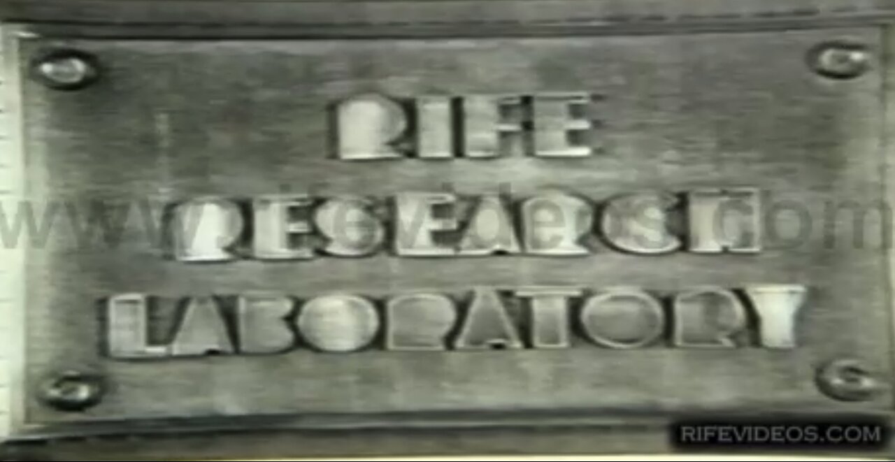 RIFE SHOWING, ISOLATION, TRANSMISSION, AND DESTRUCTION OF CANCER MICROBE