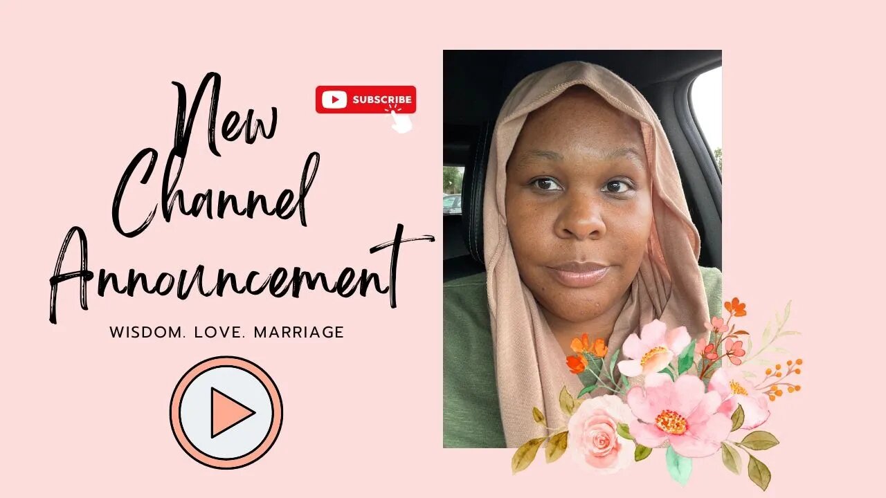 NEW CHANNEL ANNOUNCEMENT! #womenonly #women #womenoffaith #Jesus #God #marriage #love #fellowship