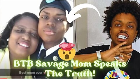 BTB Savage Mom Reveals the truth behind his death‼️😮🙏🏾 #btbsavage