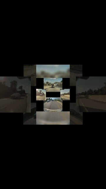 Tesla Model Y Accident Captured on Quad Dashcam | Idiots in Cars 2022 #shorts