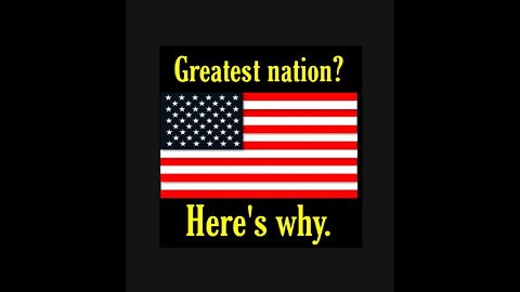 The greatest nation.