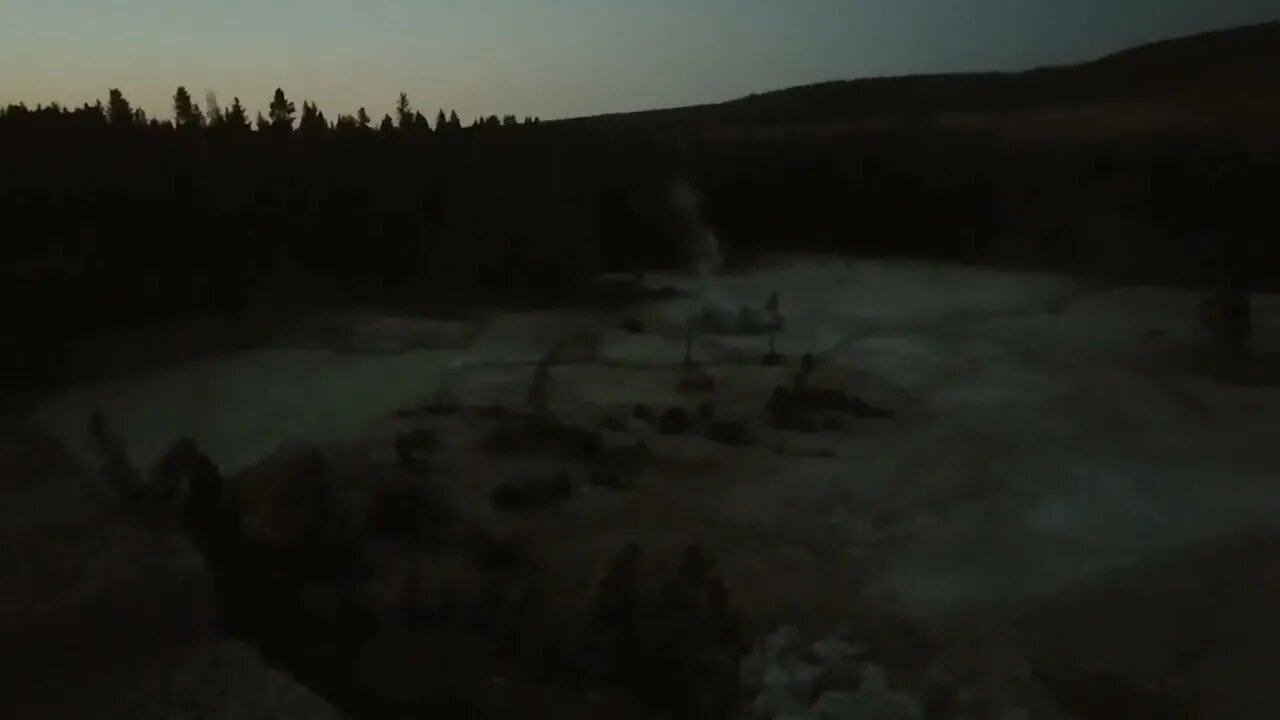 North Caldron and Forest Mudpot in Yellowstone