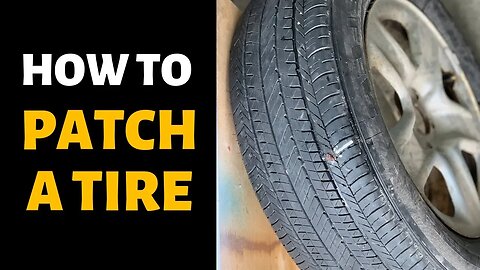 How to Patch a Flat Tire (Fast & Easy)