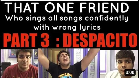 That One Friend Who sing all the song Comfortable