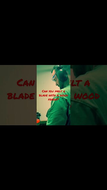 Can you melt a Railroad spike knife with wood forge?