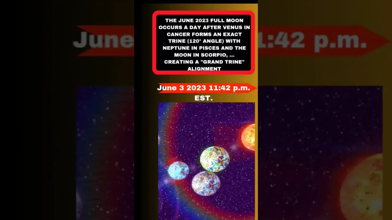 Grand Trine Blessing was on June 3rd 2023 11:42 Twin Flame Union/Reunion