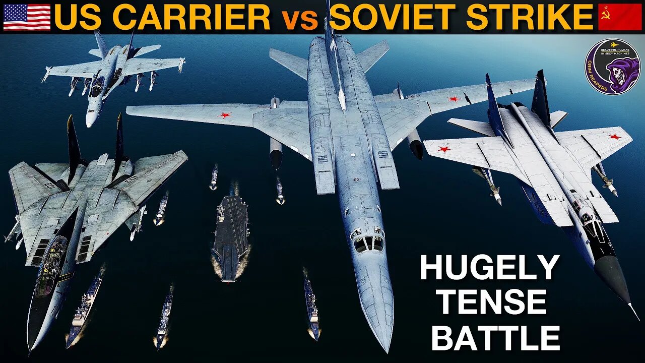 1980's Soviet Anti-Ship Strike vs 1980's US Carrier Group (Naval Battle 116a) | DCS