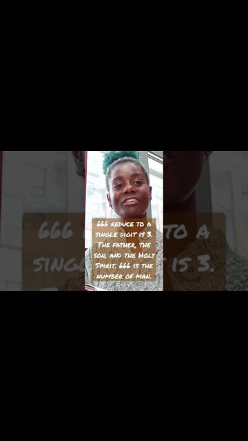 666 is NOT the devil's number. It is the number of man. #dailypromiseword #daphneylysministries #god