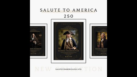 SALUTE TO AMERICA 250 (trading cards)