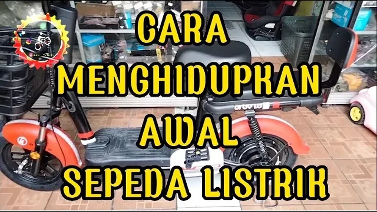 cara menghidupkan sepeda listrik baru selis genio id