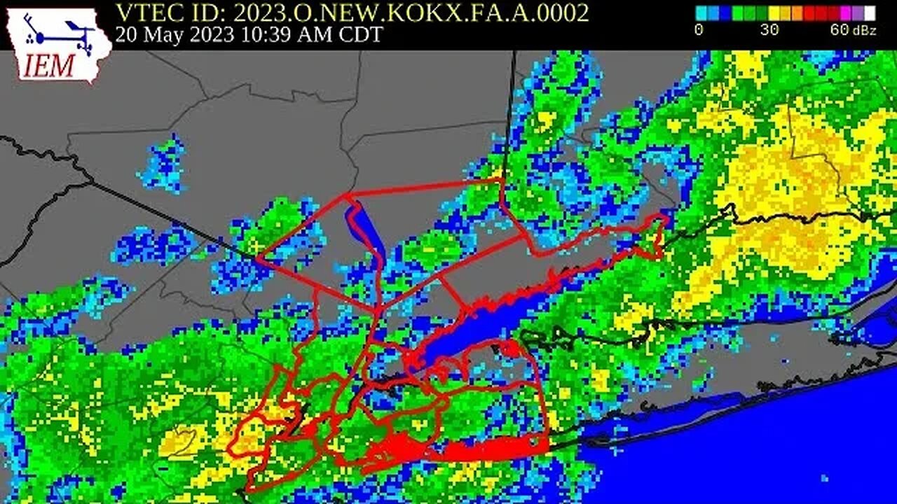 NWS Upton Issues Flood Watch For NYC 5-20-2023