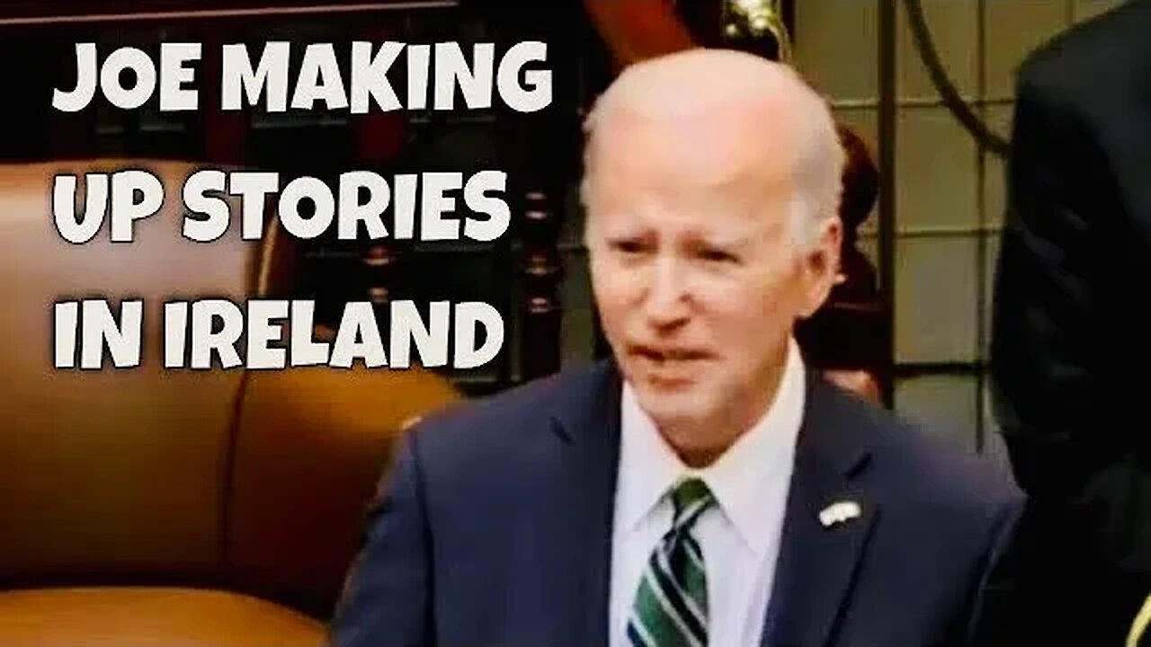 Biden Just Told his Irish Audience he was working on WRITING A BOOK about Technology & AI 🤔