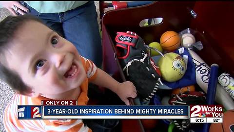 3-year-old Bartlesville boy inspires foundation to support NICU babies across the country