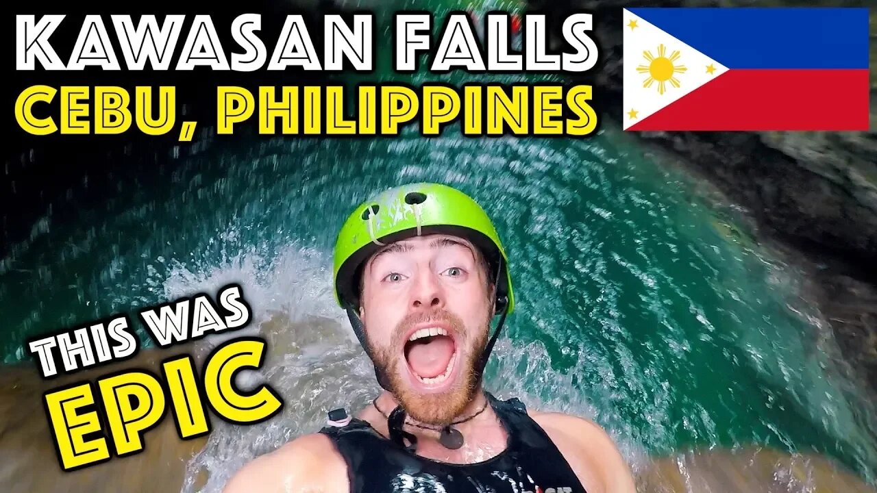 BEST DAY in the PHILIPPINES: Epic Cliff Jumping and Canyoneering Kawasan Falls, Cebu