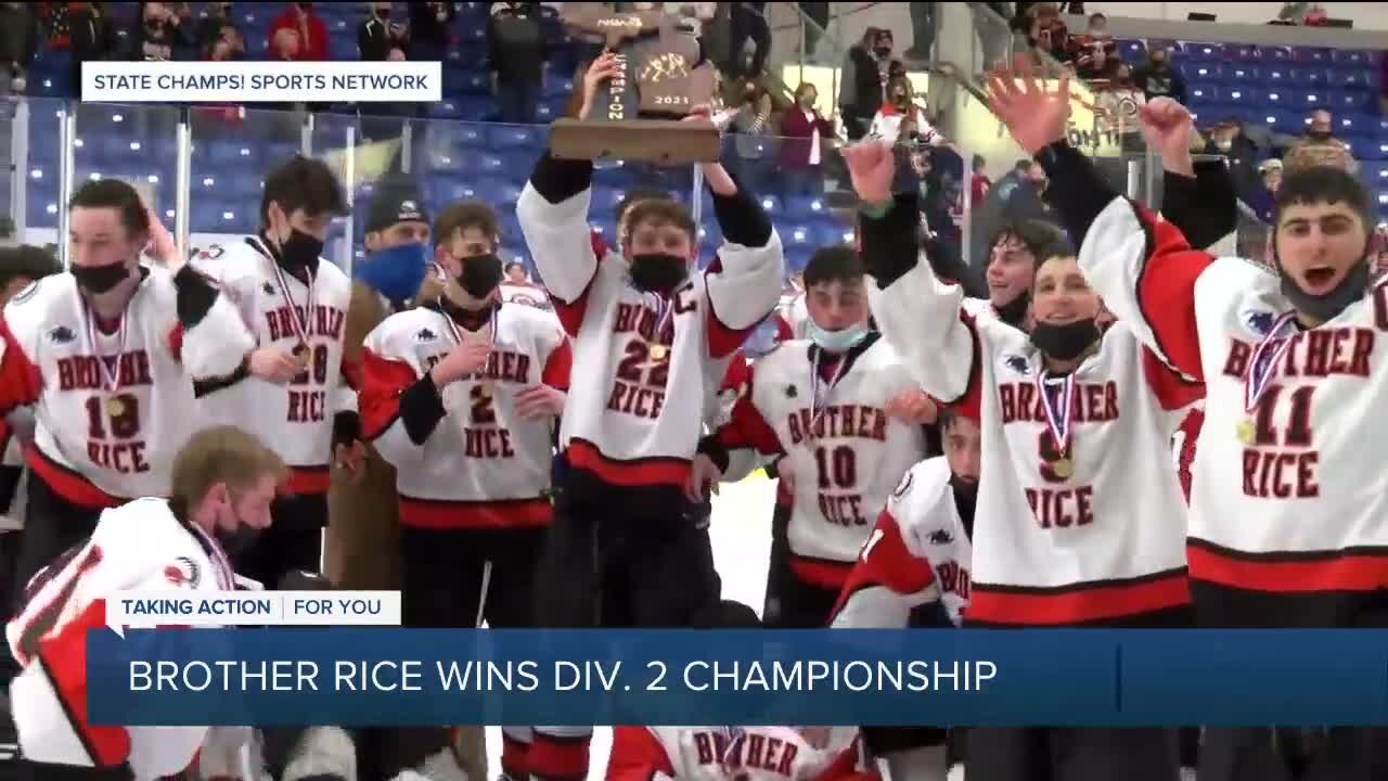 Brother Rice wins Division 2 hockey championship