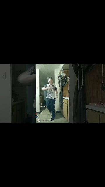 Kitchen Shuffle Strikes Again #dancing #kitchen #vibes #shorts #dancing #dancevibes #runningman #fun