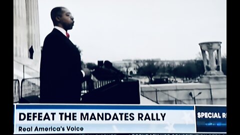 Rizza Islam Defeat The Mandates Rally, January 23, 2022.