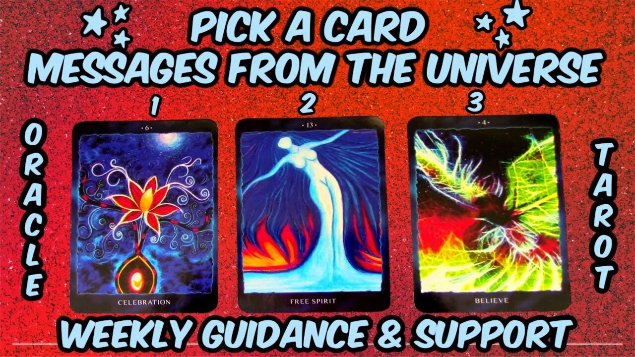 Pick A Card Oracle & Tarot - Messages From The Universe - Weekly Guidance + Support 💚🌈💎