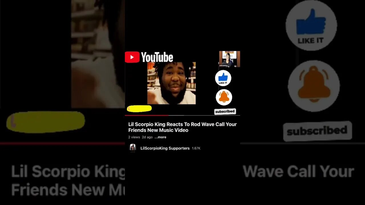 Lil Scorpio King Reacts To Rod Wave Call Your Friends New Music Video