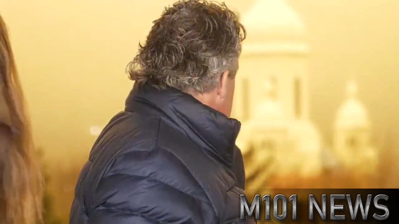 Two Large Explosions Light Up the Kyiv Skyline as Reporter Goes Off the Air