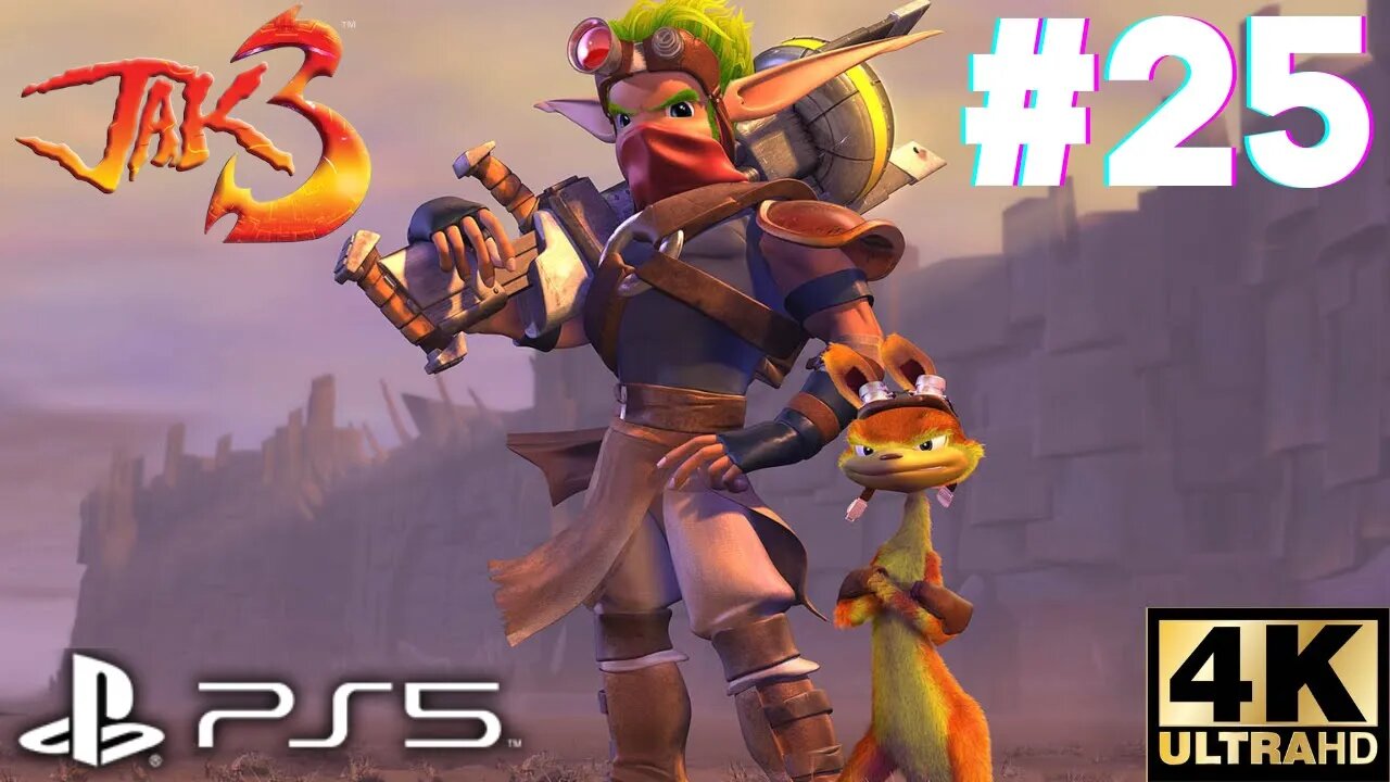 Jak 3 Mission #25: Destroy All Of The Sniper Cannons | PS5, PS4 | 4K (No Commentary Gaming)