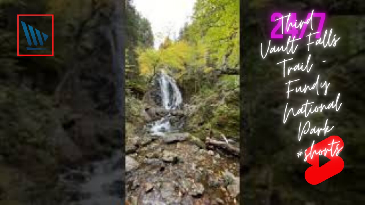 Third Vault Falls Trail - Fundy National Park #shorts