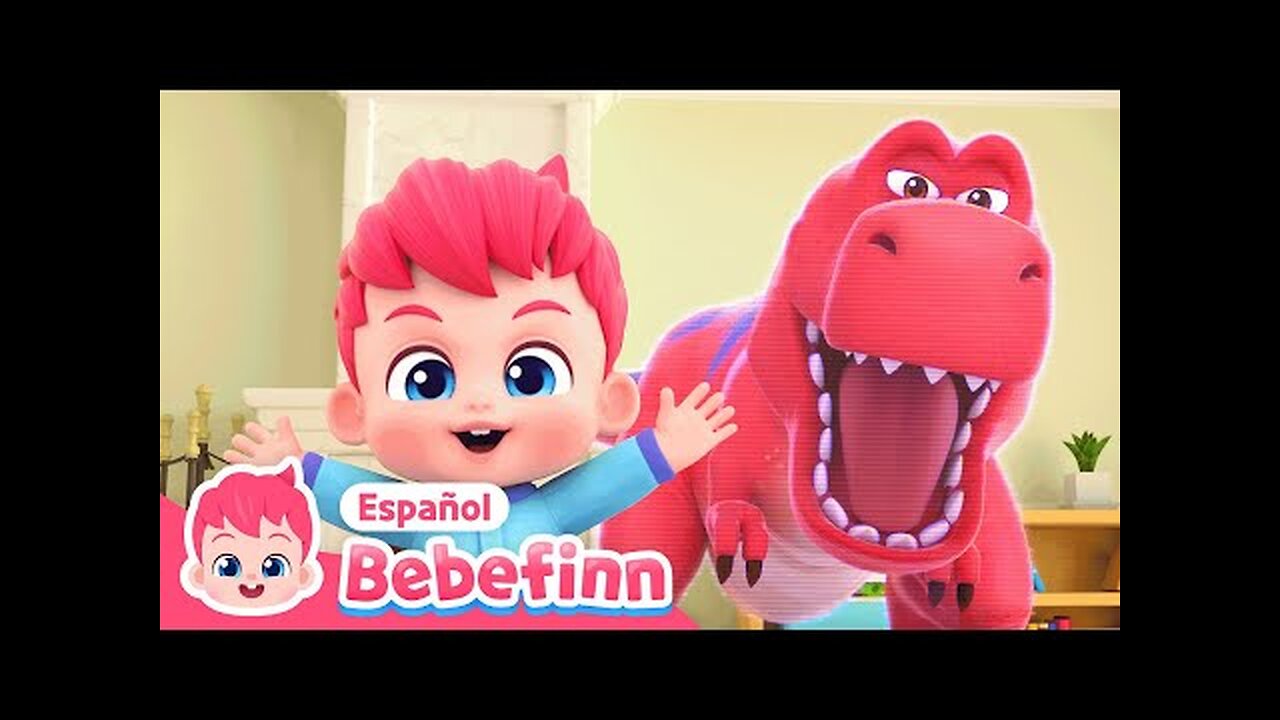 🦖¡Roar! Tiranosaurio Rex, el Mejor Cazador | Canciones Infantiles | Bebefinn en español
