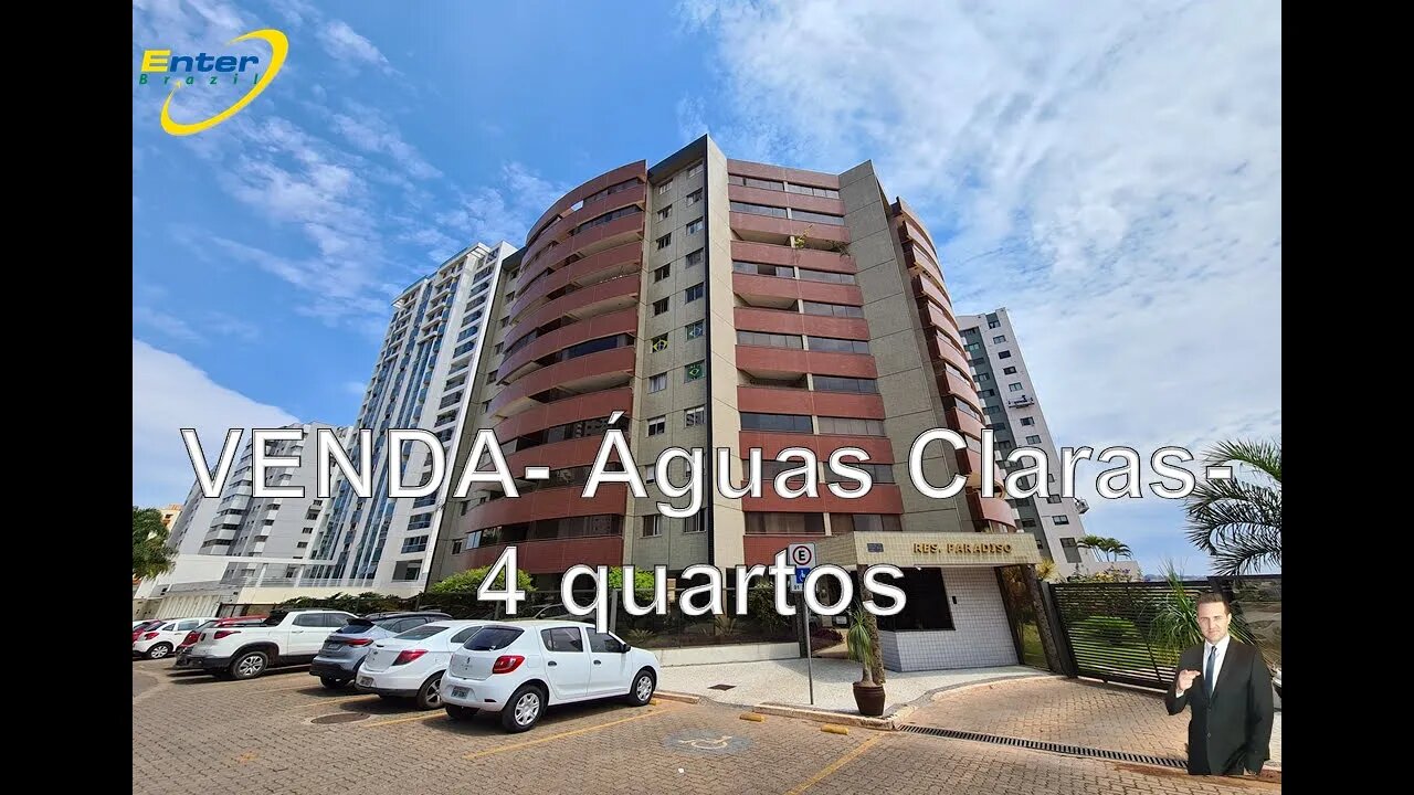 VENDA - Apto 4 quartos – 132 m2- Residencial Paradiso - Águas Claras #brasilia #águasclaras #df