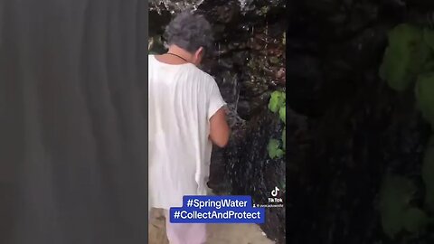 Fresh spring water with AVO