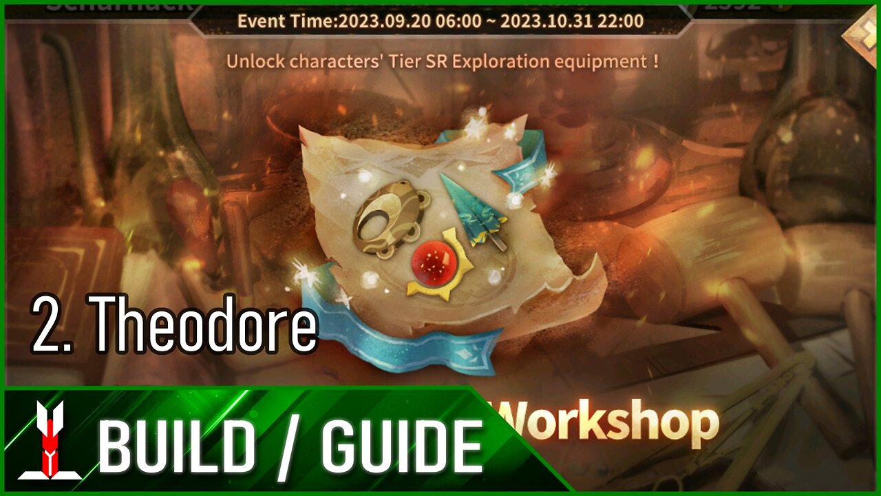 『Sdorica』Patch 4.5.2 Adventurer's Workshop - Theodore (No Character Gear, SP, MZ and OS)