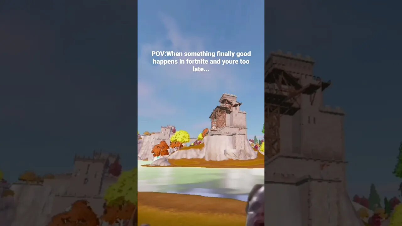 POV:when something finally good happens in fortnite and youre too late... #fortnite #riftgate