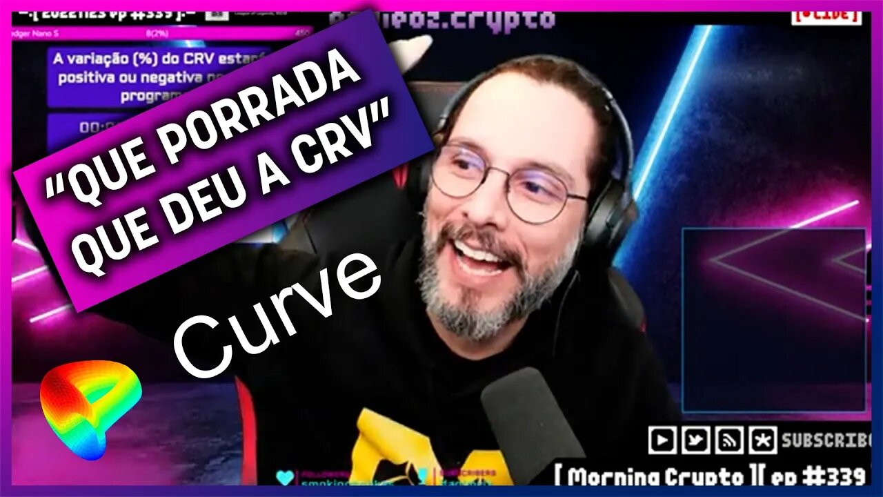 Porque do pump da CRV [Cortes - Morning Crypto]