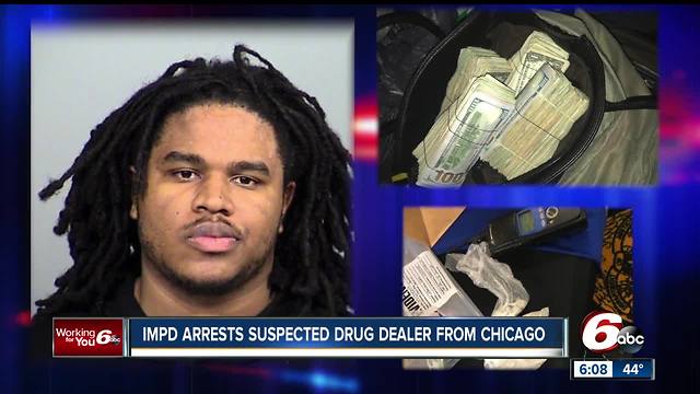 IMPD arrests suspected drug dealer from Chicago