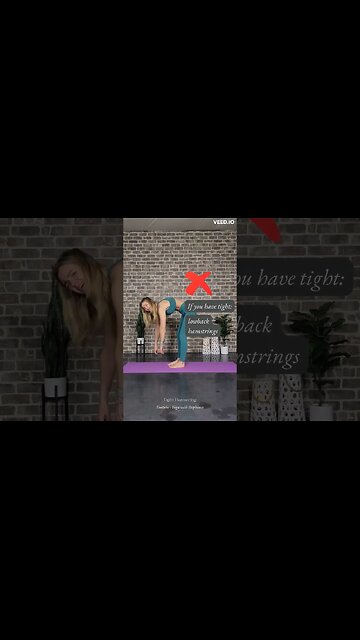 Lower Back Stretch for Hamstring Tightness #Yoga #LowBackPainRelief #Viral #Trending #Flexibility