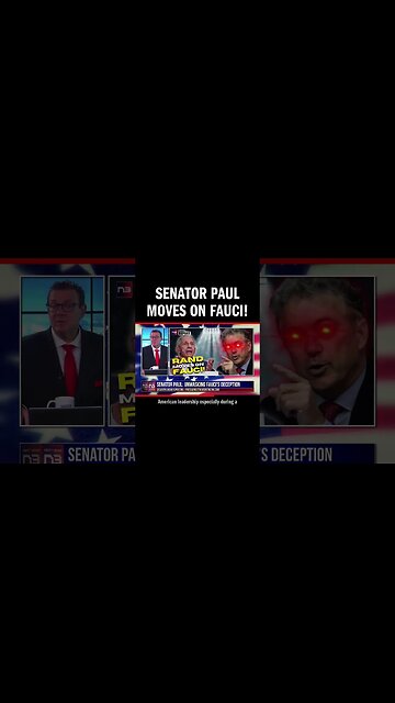 Senator Paul moves on Fauci!