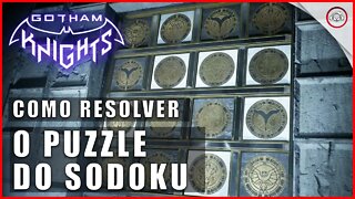 Gotham knights, Como resolver o puzzle do sodoku | Super dica