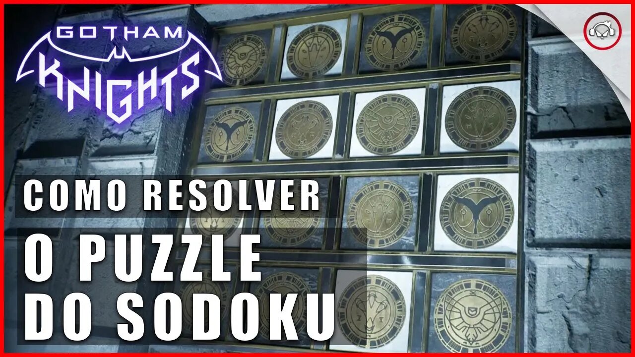 Gotham knights, Como resolver o puzzle do sodoku | Super dica
