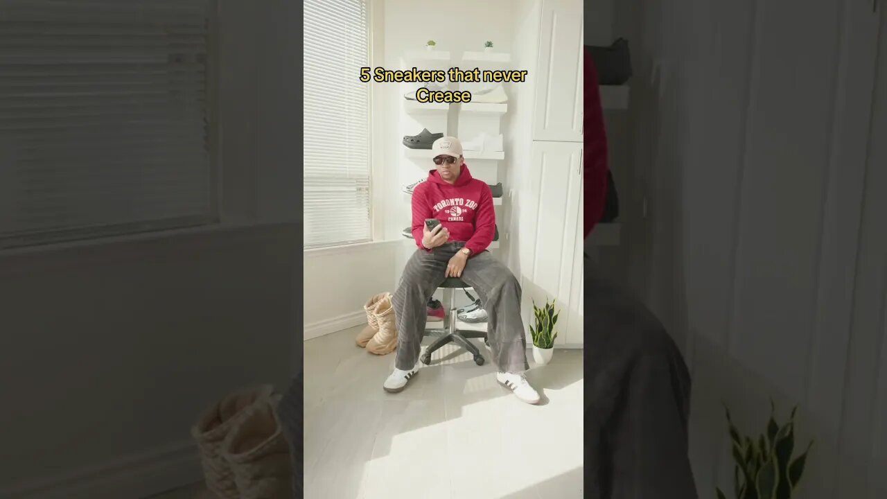 Shoes that never crease