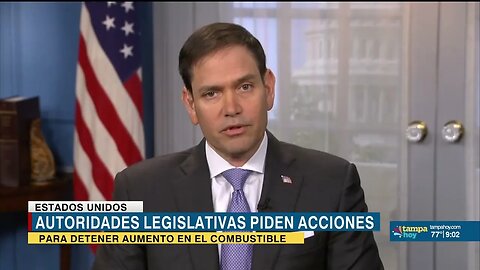 Rubio Sobre la Crisis que Afronta EE.UU. con los Altos Precios de la Gasolina