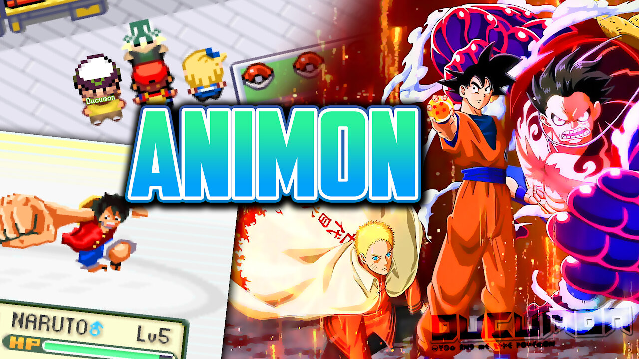 Animon - New GBA Hack ROM has anime characters from Dragon Ball, Naruto, One Piece, Bleach, and more