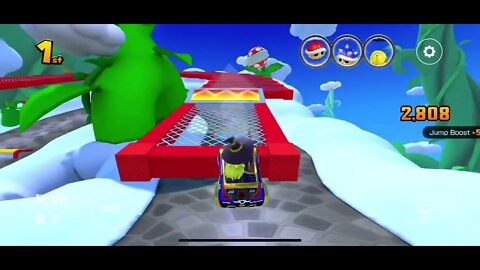 Mario Kart Tour - GBA Sky Garden T Gameplay