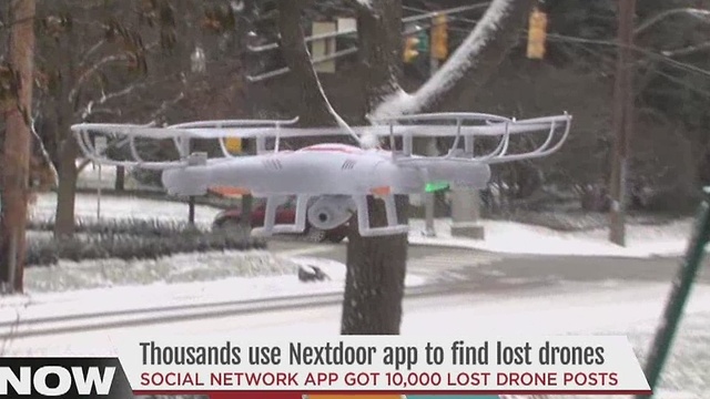 WATCH: Thousands use Nextdoor app to find lost drones